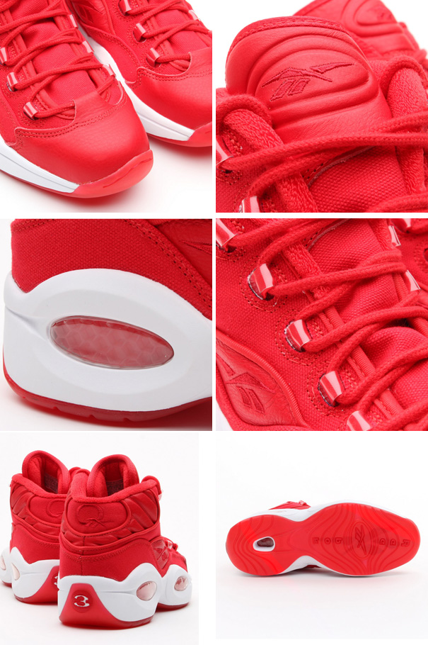 Reebok Question Red Canvas 3