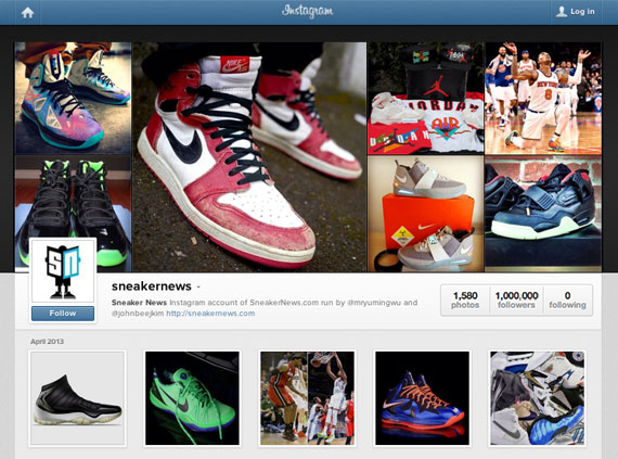 A Million Thank Yous To Our Instagram Followers - SneakerNews.com