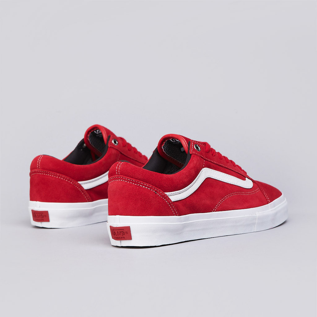 Vans Syndicate Old Skool Pro S Red White 3