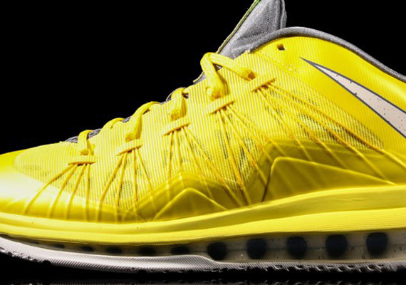 Nike LeBron X Low - Yellow - Grey