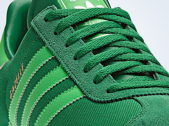 adidas - superstar ii fairway green stripes