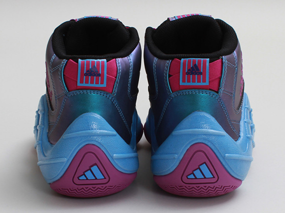 Adidas Real Deal Black Vivid Pink Joy Blue 4