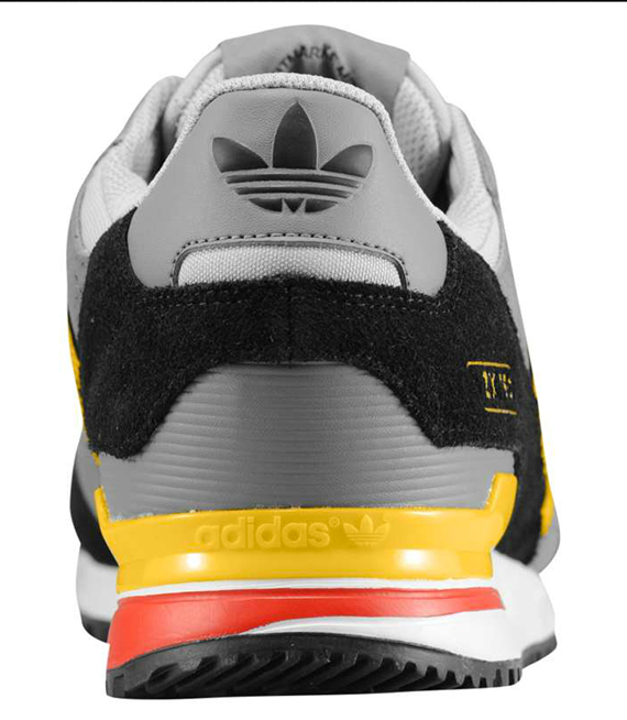 Adidas Zx750 Black Grey Yellow Red 3