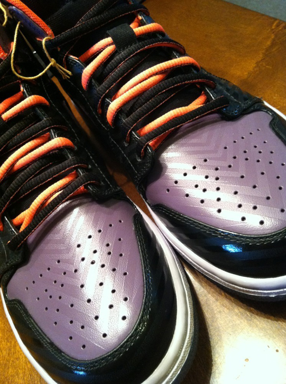 Air Jordan 1 Purple Black Orange Unreleased Sample 9