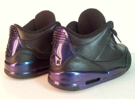 Air Jordan III "Invisibility Cloak" Customs by Overdose of Opulence