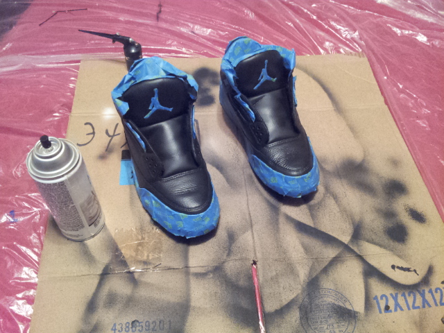 Air Jordan Iii Invisibility Cloak Customs 02