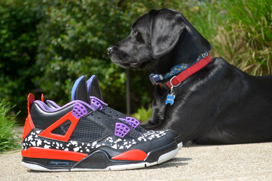 Air Jordan IV Area 72 Customs by DMC Kicks SneakerNews