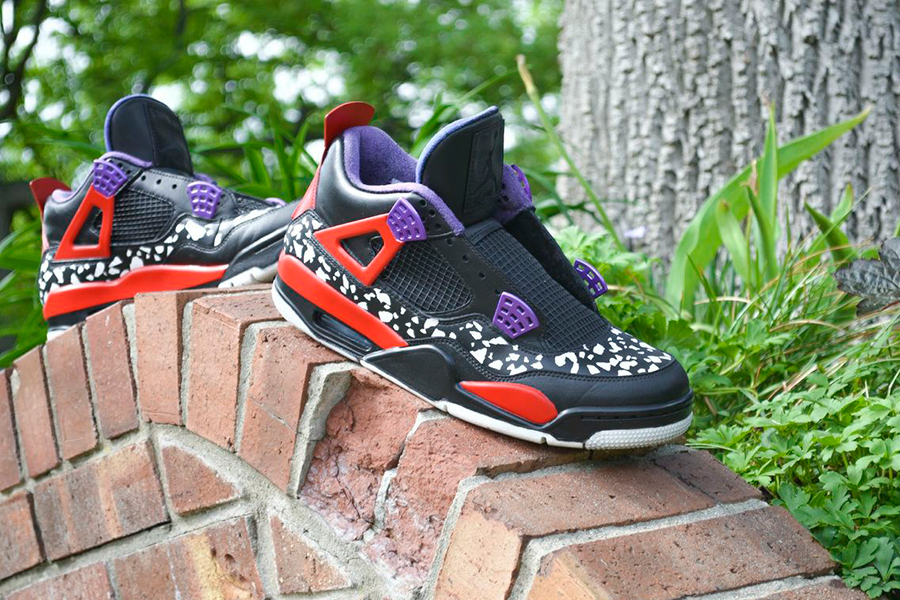 Air Jordan IV Area 72 Customs by DMC Kicks 