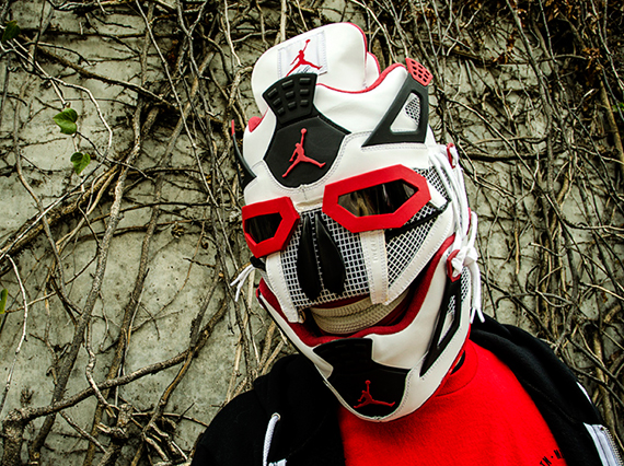 Air Jordan IV "Fire Red" Mask by Freehand Profit