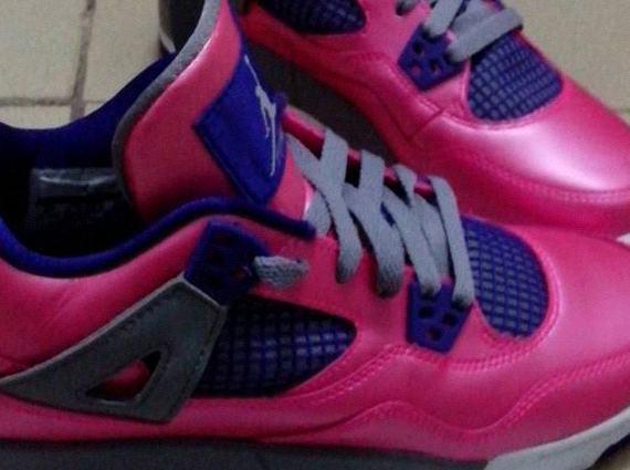 jordan 4 pink and purple