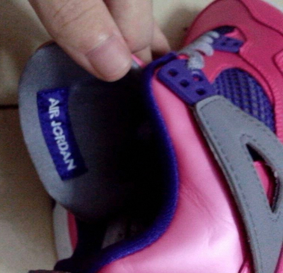 Air Jordan IV GS - Pink - Purple - Navy - SneakerNews.com