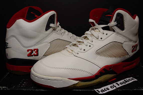 Air Jordan V Fire Red Deadstock Og Pair On Ebay 16