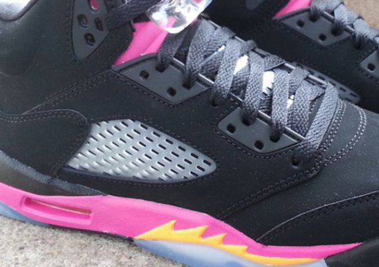 Air Jordan V – Black – Bright Citrus – Fusion Pink | Arriving at Retailers
