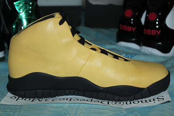 Air Jordan X Seamless Yellow Sample 3