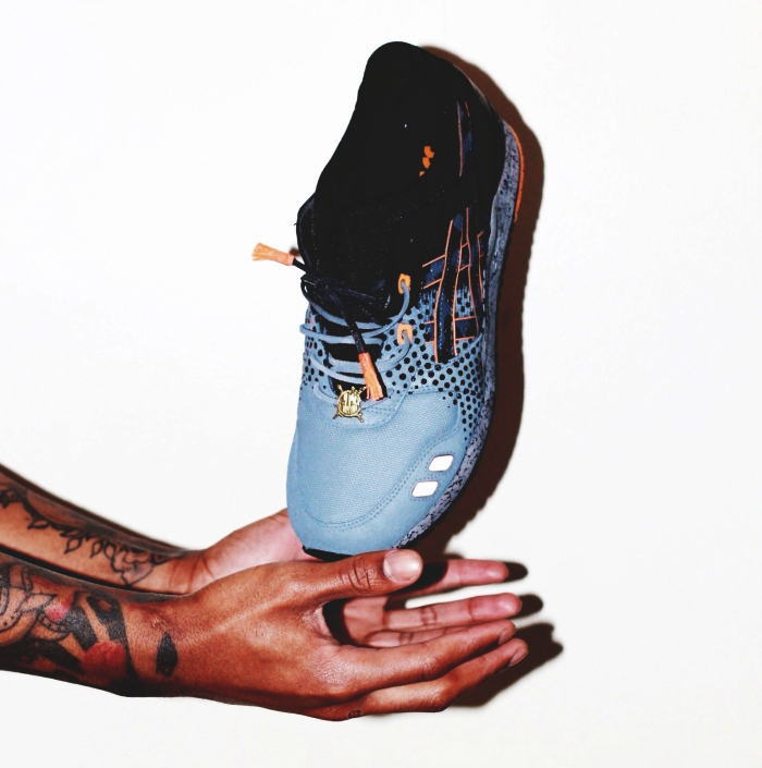 Asics Gel Lyte Iii Black Wool Sneaker Customs 1