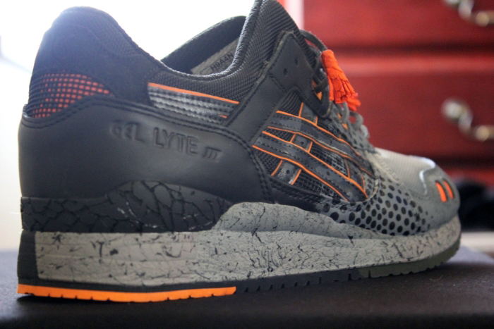 Asics Gel Lyte Iii Black Wool Sneaker Customs 7