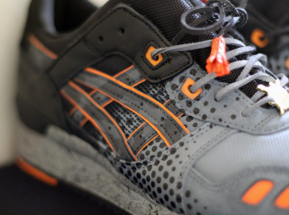 Asics Gel Lyte Iii Black Wool Sneaker Customs