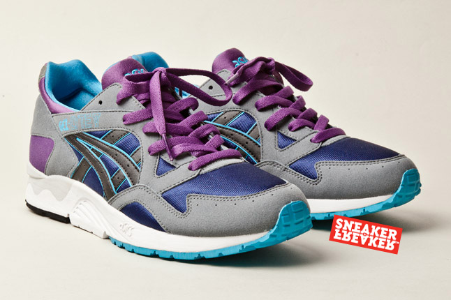 Asics Gel Lyte V Grey Purple Blue 3