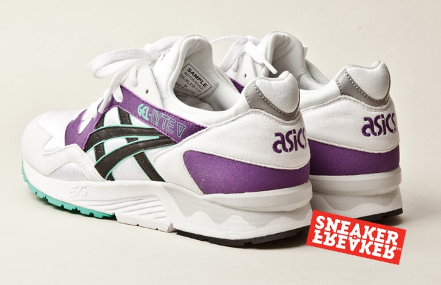 Asics Gel Lyte V White Purple Green 03