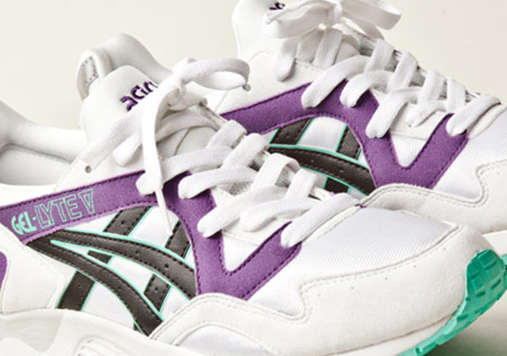 ronnie fieg x asics gel lyte x cove preview White Purple Green