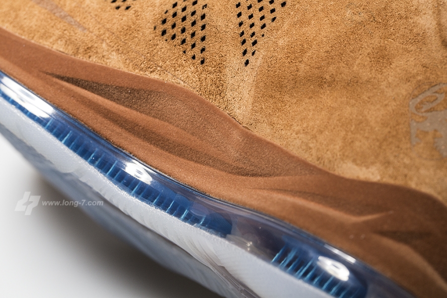 Brown Suede Nike Lebron X Ext 01