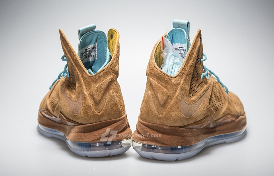 Brown Suede Nike Lebron X Ext 12