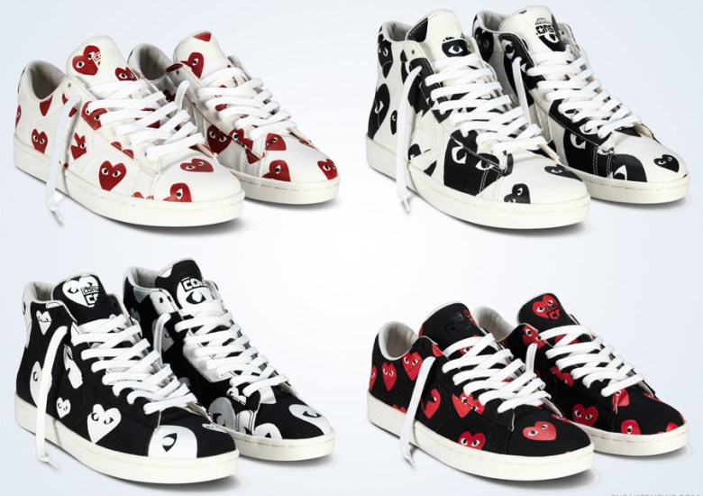 Busk Rotere Scully Comme des Garcons PLAY x Converse Pro Leather