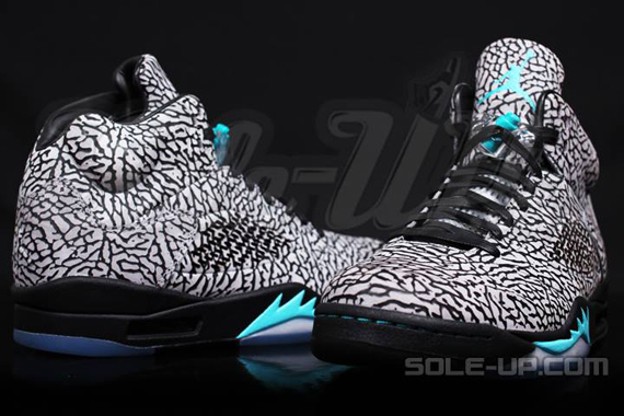 elephant print jordans 5