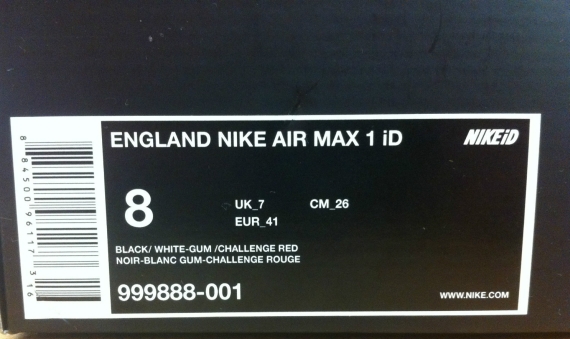 England Nike Air Max 1 Id 03