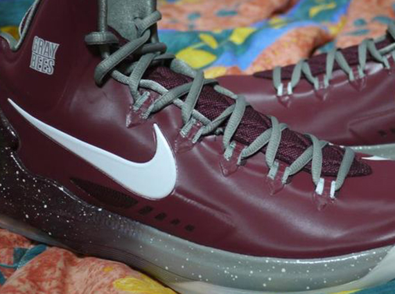 gray bees nike kd v st benedict prep