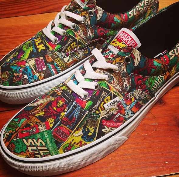 Vans marvel 2025 comics shoes