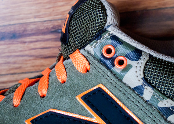 New balance 574 sales camo olive and orange