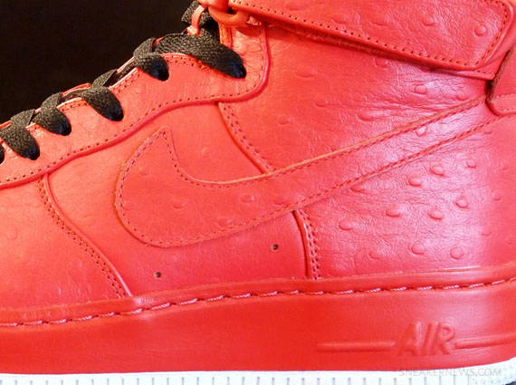 Nike Air Force 1 iD Ostrich Leather Samples SneakerNews