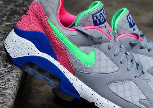 Nike Air 180 – Grey – Blue – Pink Safari
