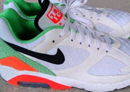 Nike Air 180 – White – Orange – Green Safari