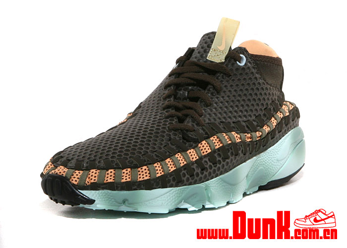 Nike Air Footscape Woven Chukka Deep Smoke Melon Tint Black 04