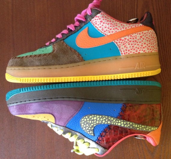 Nike Air Force 1 Bespoke Lottery Ticket SneakerNews