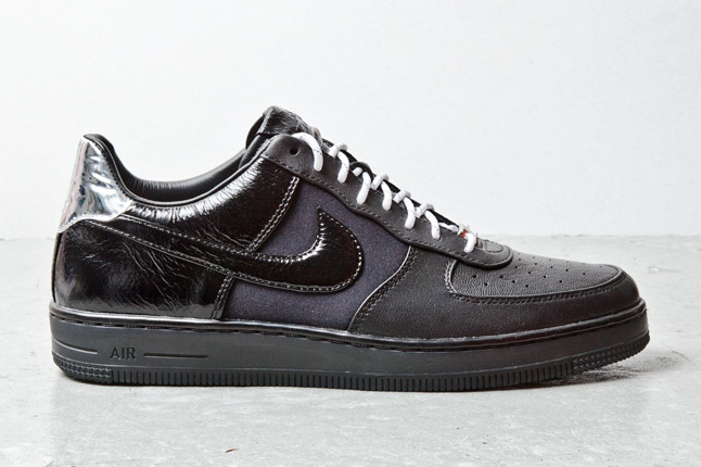 Nike Air Force 1 Downtown Black Leather 1