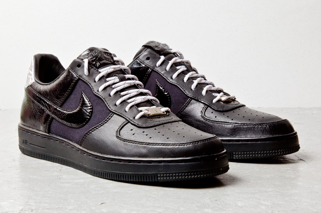 Nike Air Force 1 Downtown Black Leather 2