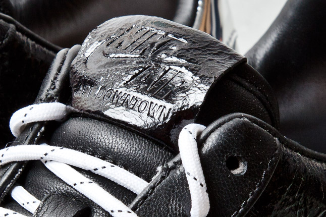 Nike Air Force 1 Downtown Black Leather 4