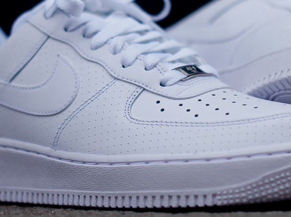 Nike Air Force 1 Low - White Microperf - SneakerNews.com