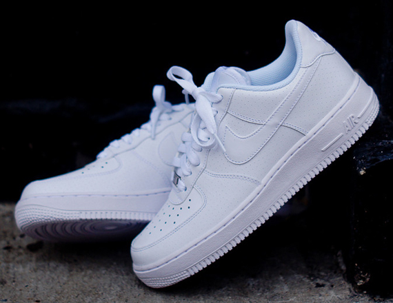 Nike Air Force 1 Low - White Microperf - SneakerNews.com