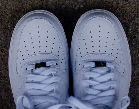 Nike Air Force 1 Low White Microperf 8