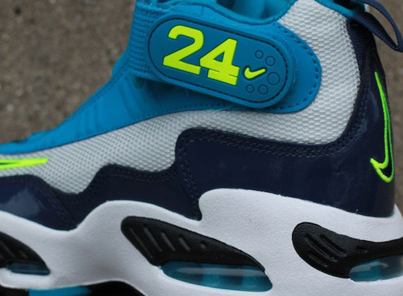 Nike Air Griffey Max 1 Gs Pure Platinum Midnight Navy Neo Turquoise