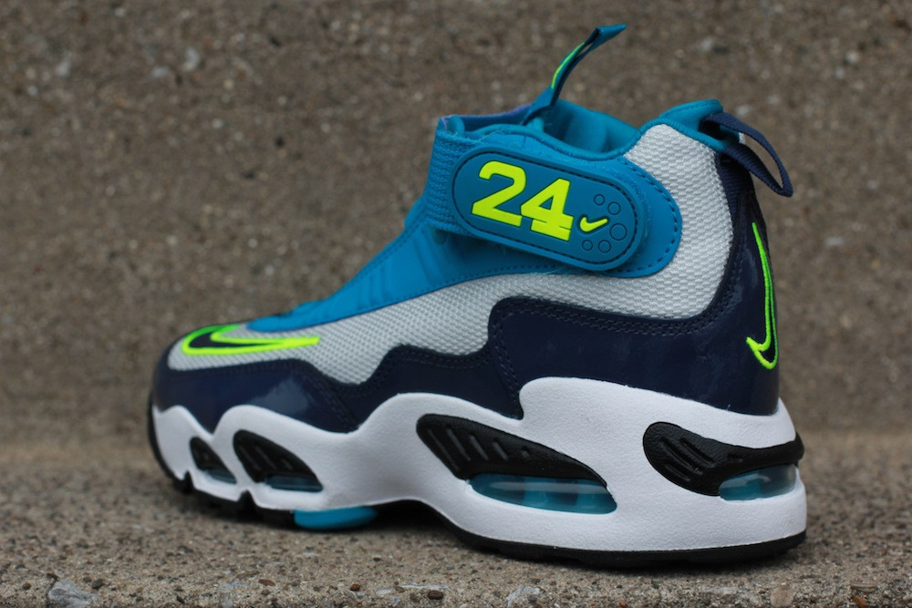 Nike Air Griffey Max 1 Pure Platinum Midnight Navy Neo Turquoise 3