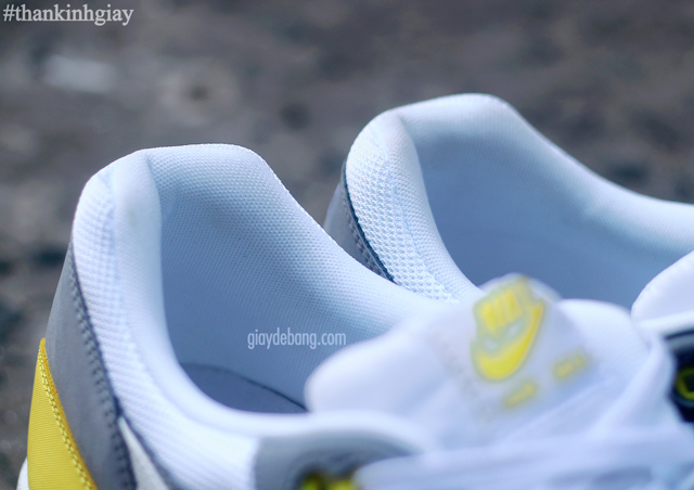 Nike Air Max 1 Essential Cool Grey Yellow 8