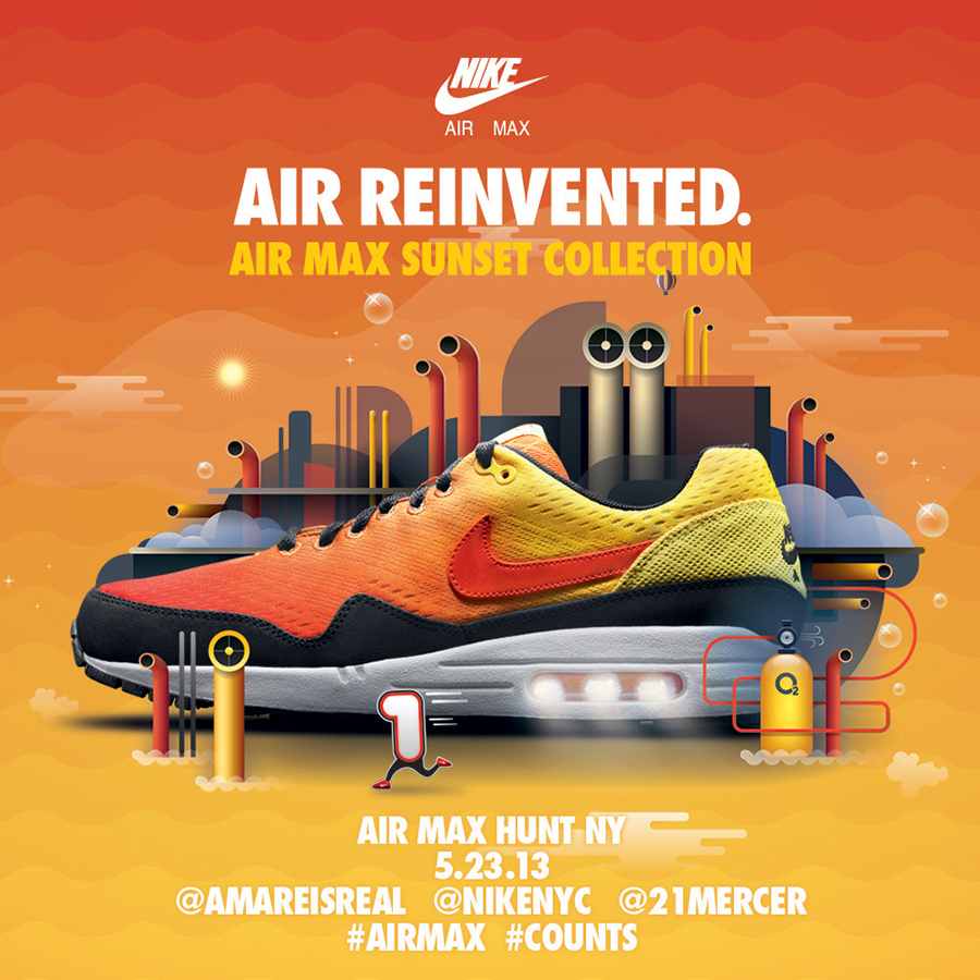 nike air max em sunset hunt ny