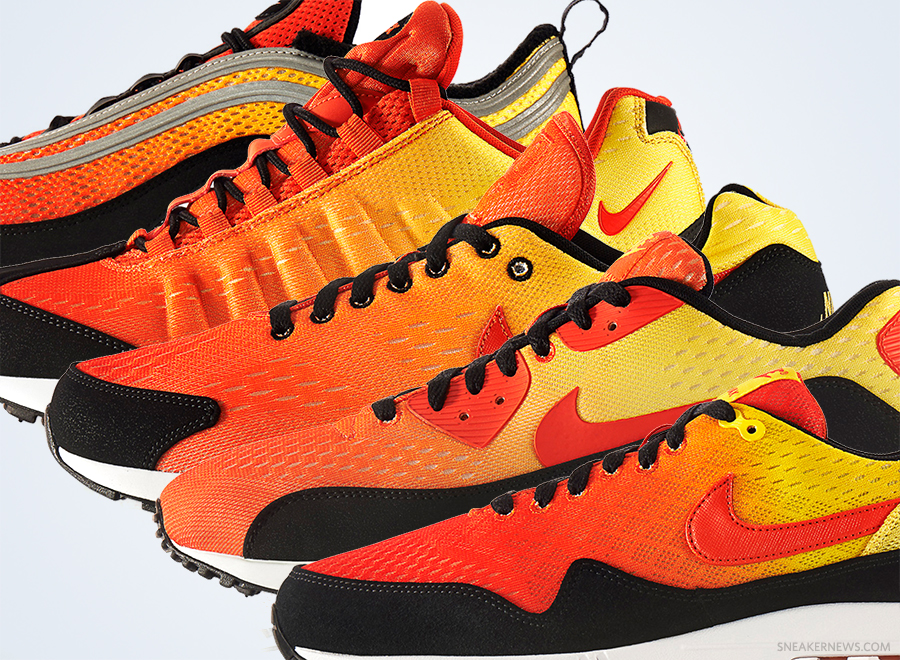 Nike Air Max EM Sunset Pack Officially Unveiled SneakerNews