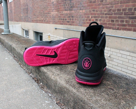 uptempo black and pink