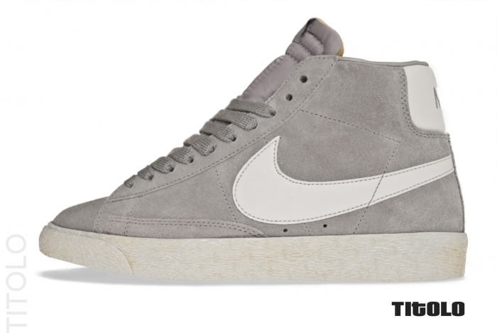Nike Blazer Mid Premium Medium Grey Neutral Grey 1